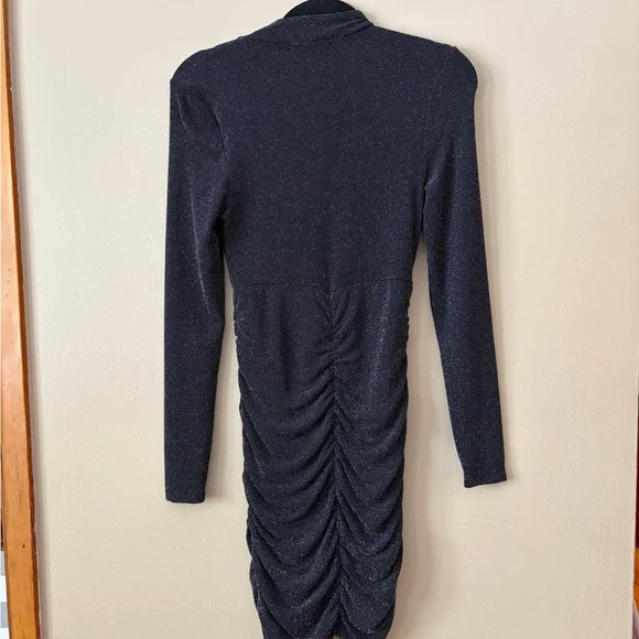 Forever 21 Shimmering Black Long Sleeve Dress - Picture 3 of 3